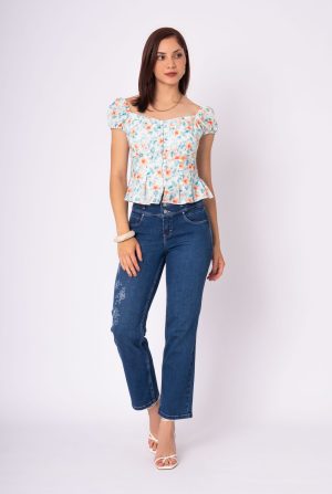 JEANS STRAIGHTLEG AILIN OSCURO